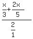 %28x%2F3+%2B+%282x%29%2F5%29%2F%282%2F1%29