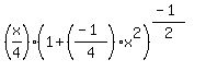 %28x%2F4%29%281%2B%28%28-1%29%2F4%29x%5E2%29%5E%28%28-1%29%2F2%29
