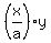 %28x%2Fa%29%2Ay