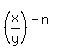 %28x%2Fy%29%5E%28-n%29