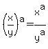 %28x%2Fy%29%5Ea=x%5Ea%2Fy%5Ea%29%29