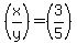 %28x%2Fy%29+=+%283%2F5%29