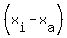 %28x%5Bi%5D-x%5Ba%5D%29