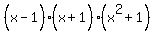 %28x%5E%22%22-1%29%28x%5E%22%22%2B1%29%28x%5E2%2B1%29