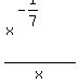 %28x%5E%28-1%2F7%29%29%2Fx