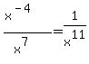 %28x%5E%28-4%29%29%2F%28x%5E7%29=1%2Fx%5E11