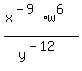 %28x%5E%28-9%29w%5E6%29%2Fy%5E%28-12%29