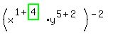 %28x%5E%281%2Bhighlight_green%28+4+%29%29%2Ay%5E%285%2B2%29%29%5E%28-2%29
