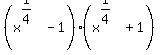 %28x%5E%281%2F4%29+-1%29%28x%5E%281%2F4%29+%2B1%29