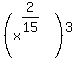 %28x%5E%282%2F15%29%29%5E3