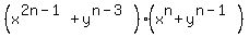 %28x%5E%282n-1%29%2By%5E%28n-3%29%29+%28x%5En+%2B+y%5E%28n-1%29%29