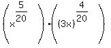 %28x%5E%285%2F20%29%5E%22%22%29%2A%28%283x%29%5E%284%2F20%29%5E%22%22%29