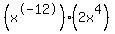 %28x%5E-12%29%2A%282x%5E4%29