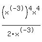 %28x%5E-3%29%5E4x%5E4%2F2x%5E-3