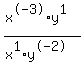 %28x%5E-3%2Ay%5E1%29%2F%28x%5E1%2Ay%5E-2%29