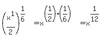 %28x%5E1%2F2%29%5E%281%2F6%29=x%5E%28%281%2F2%29%2A%281%2F6%29%29=x%5E%281%2F12%29