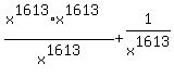 %28x%5E1613+%2Ax%5E1613%29%2Fx%5E1613+%2B+1%2Fx%5E1613