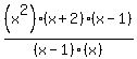%28x%5E2%29%28x%2B2%29%28x-1%29%2F%28x-1%29%28x%29