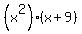 %28x%5E2%29%28x%2B9%29