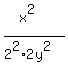 %28x%5E2%29%2F%282%5E2%2A2y%5E2%29