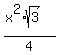 %28x%5E2%2Asqrt%283%29%29%2F4