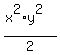 %28x%5E2%2Ay%5E2%29%2F2