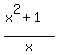 %28x%5E2%2B1%29%2Fx