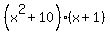 %28x%5E2%2B10%29%2A%28x%2B1%29