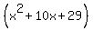 %28x%5E2%2B10x%2B29%29