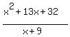 %28x%5E2%2B13x%2B32%29%2F%28x%2B9%29