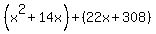 %28x%5E2%2B14x%29%2B%2822x%2B308%29