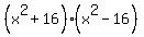 %28x%5E2%2B16%29%28x%5E2-16%29
