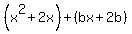 %28x%5E2%2B2x%29%2B%28bx%2B2b%29