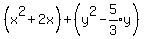 %28x%5E2%2B2x%29%2B%28y%5E2-expr%285%2F3%29y%29