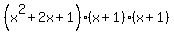 %28x%5E2%2B2x%2B1%29%28x%2B1%29%28x%2B1%29