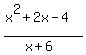 %28x%5E2%2B2x-4%29%2F%28x%2B6%29