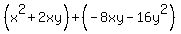 %28x%5E2%2B2xy%29%2B%28-8xy-16y%5E2%29