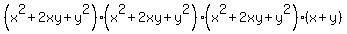 %28x%5E2%2B2xy%2By%5E2%29%28x%5E2%2B2xy%2By%5E2%29%28x%5E2%2B2xy%2By%5E2%29%28x+%2B+y%29