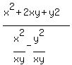 %28x%5E2%2B2xy%2By2%29%2F%28x%5E2%2Fxy-y%5E2%2Fxy%29