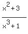 %28x%5E2%2B3%29%2F%28x%5E3%2B1%29