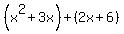 %28x%5E2%2B3x%29%2B%282x%2B6%29