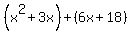 %28x%5E2%2B3x%29%2B%286x%2B18%29