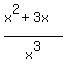 %28x%5E2%2B3x%29%2Fx%5E3