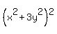 %28x%5E2%2B3y%5E2%29%5E2