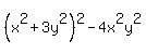 %28x%5E2%2B3y%5E2%29%5E2-4x%5E2y%5E2