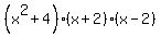 %28x%5E2%2B4%29%28x%2B2%29%28x-2%29