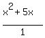 %28x%5E2%2B5x%29%2F1