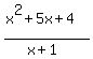 %28x%5E2%2B5x%2B4%29%2F%28x%2B1%29