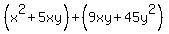%28x%5E2%2B5xy%29%2B%289xy%2B45y%5E2%29