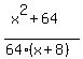 %28x%5E2%2B64%29%2F%2864%28x%2B8%29%29